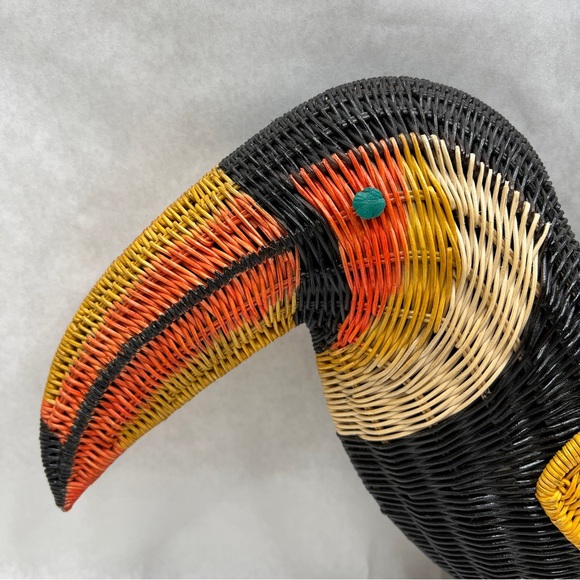 SERPUI Toucan Wicker Crossbody / Clutch Bag - Picture 8 of 14